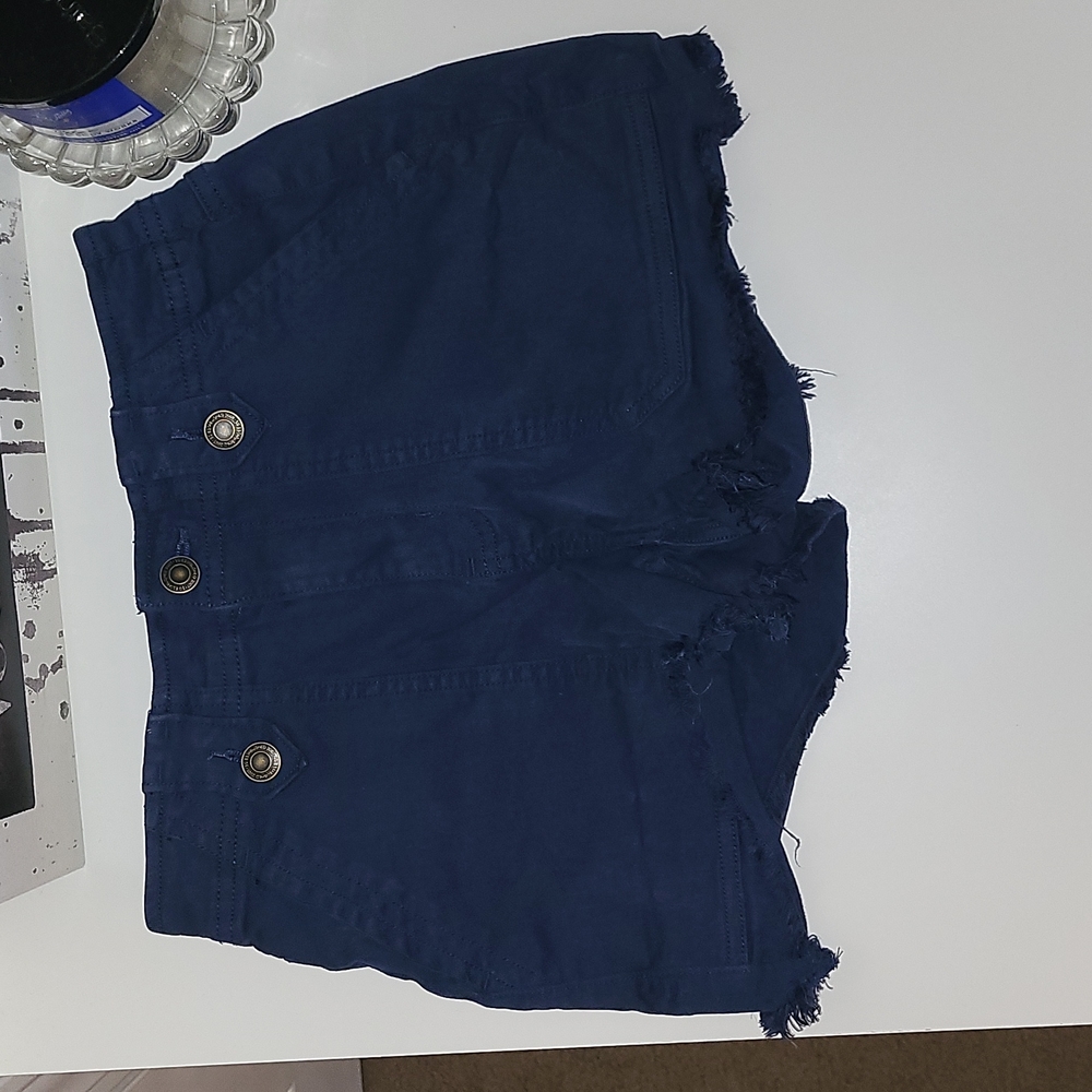 *SO high wasted shirts, navy blue, sz 26/3